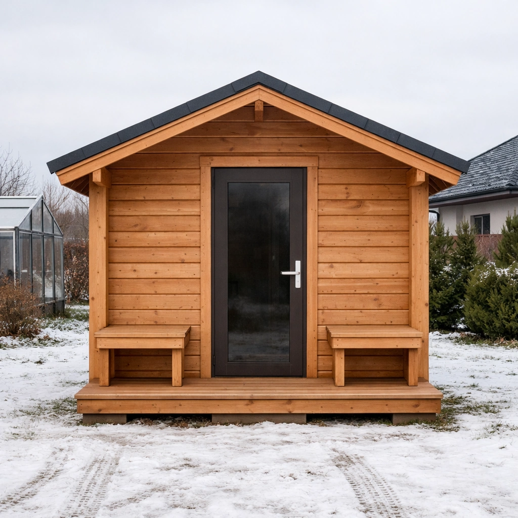 Sauna ogrodowa premium — Z Grubej Dechy