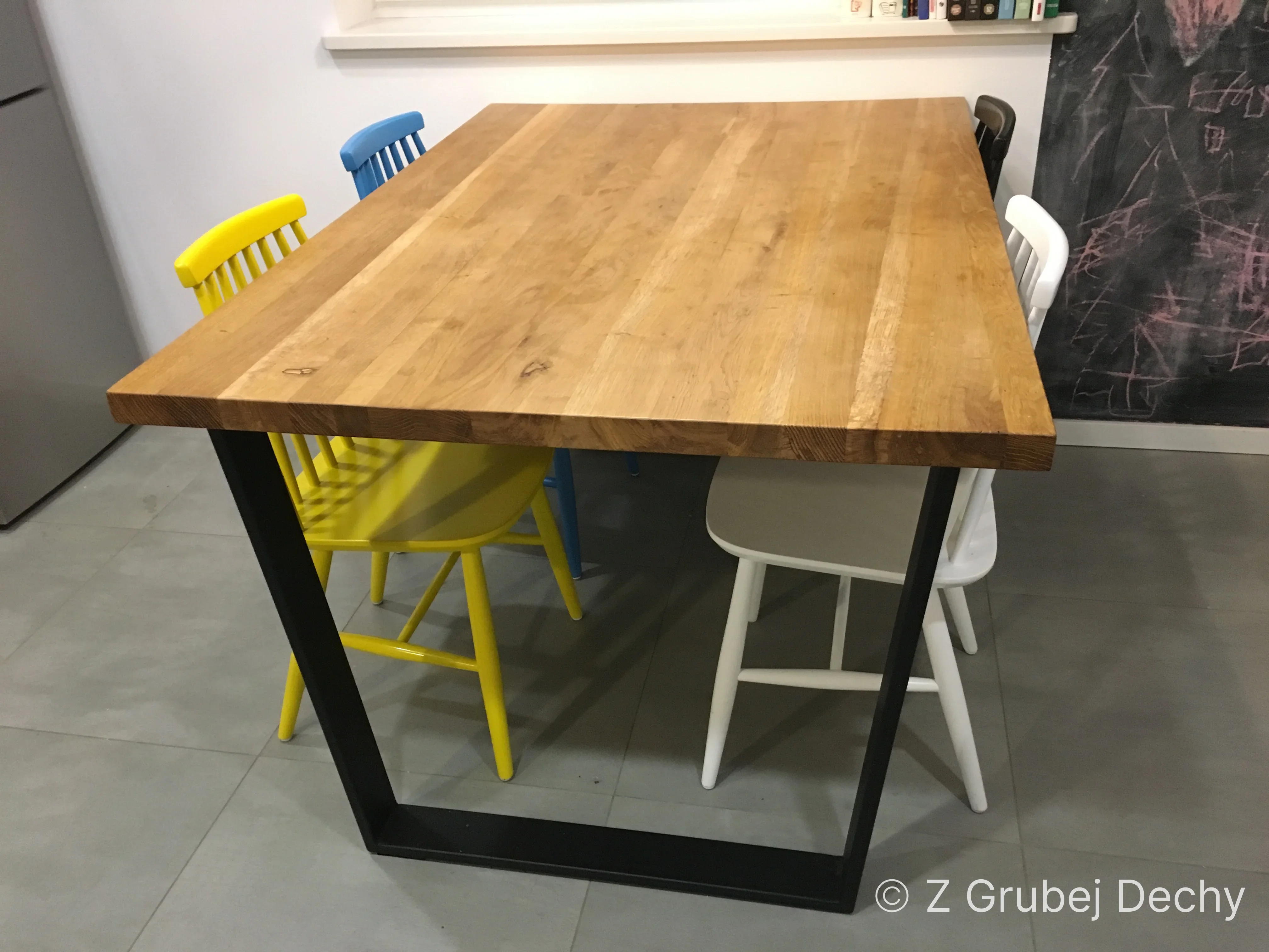 Meble drewniane Z Grubej Dechy