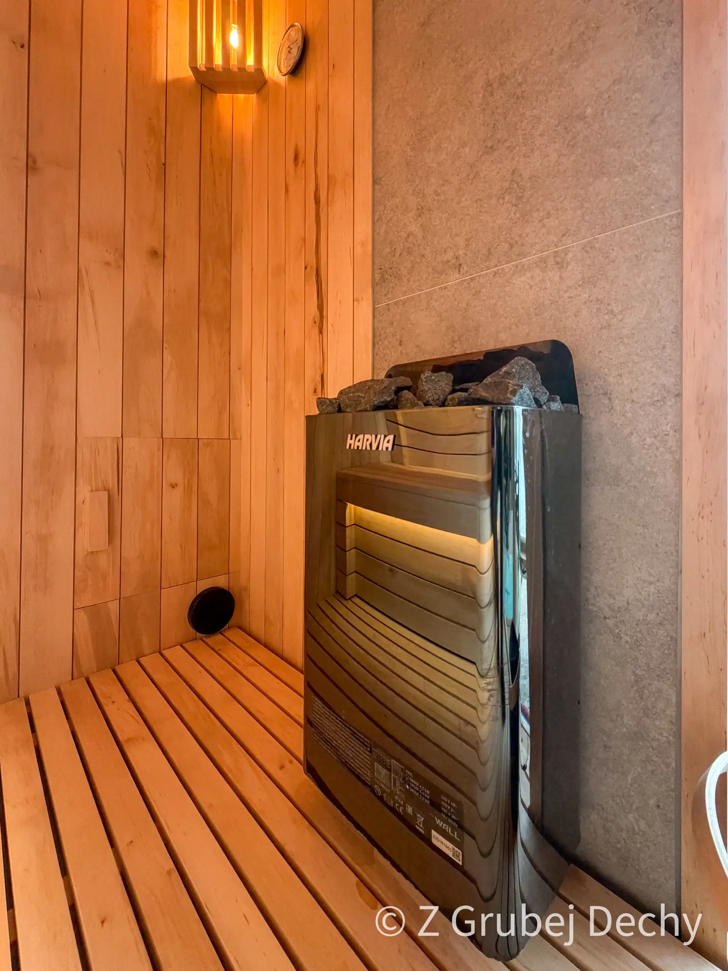 Sauna jednospadowa ukryta Z Grubej Dechy