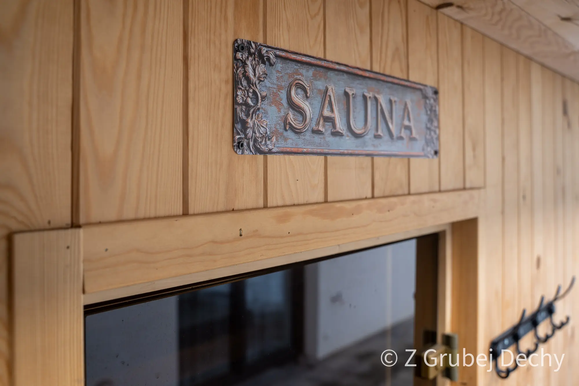 Sauna jednospadowa ukryta Z Grubej Dechy