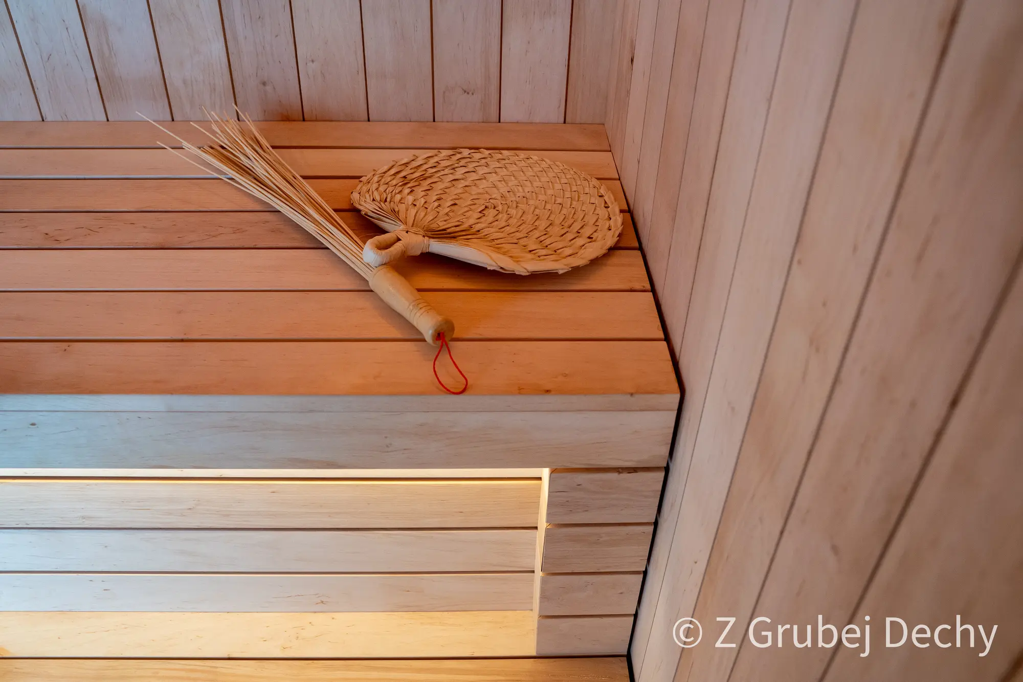 Sauna jednospadowa ukryta Z Grubej Dechy