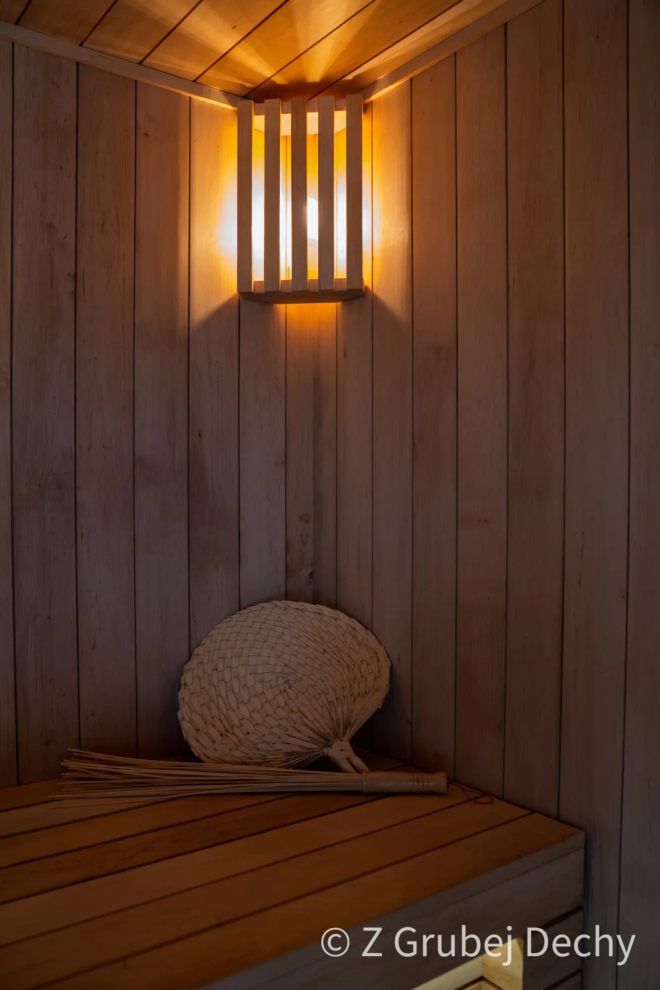 Sauna jednospadowa ukryta Z Grubej Dechy